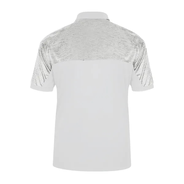 Polo shirt with solid sleeve inserts and cuffs, three-button placket, Badger... from ASI 37461 Augusta Sportswear