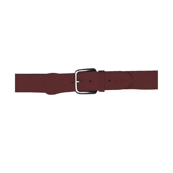 Youth baseball belt with 1. 5" width leather tabs with nickel... from ASI 37461 Augusta Sportswear