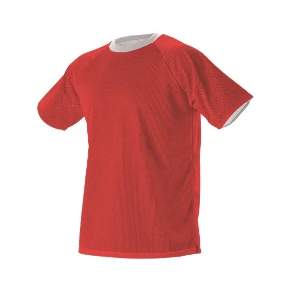 Youth mesh jersey with double thickness body, modified raglan sleeves, fully... from ASI 37461 Augusta Sportswear