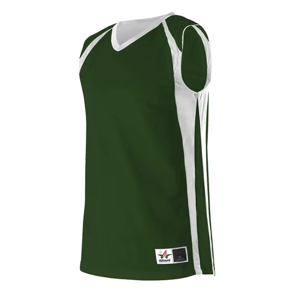The Youth Double-Ply Reversible Basketball Jersey is made from 100% extreme... from ASI 37461 Augusta Sportswear
