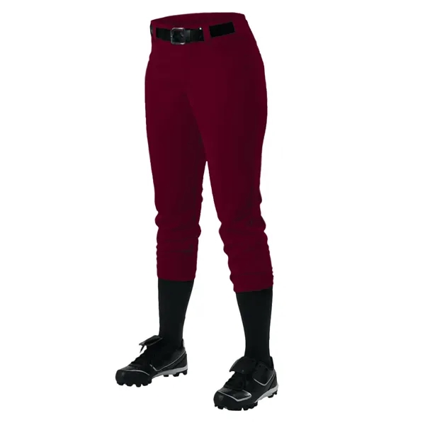 Girl's belt loop fastpitch pant.... from ASI 37461 Augusta Sportswear