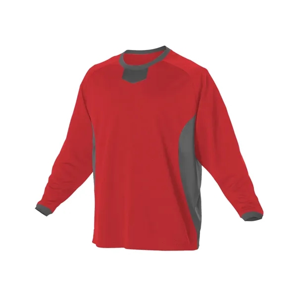 The Baseball Practice Pullover is made from 100% Extreme Mock Mesh... from ASI 37461 Augusta Sportswear / Pacific Headwear