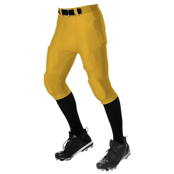 Youth football pants with five panel back construction with no-fly crotch,... from ASI 37461 Augusta Sportswear