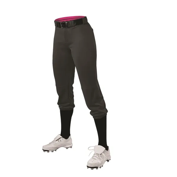 The Ladies Speed Premium Softball Pant is made from 100% stretch-knit... from ASI 37461 Augusta Sportswear