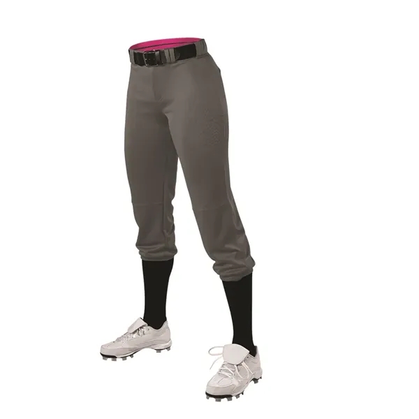 The Ladies Speed Premium Softball Pant is made from 100% stretch-knit... from ASI 37461 Augusta Sportswear
