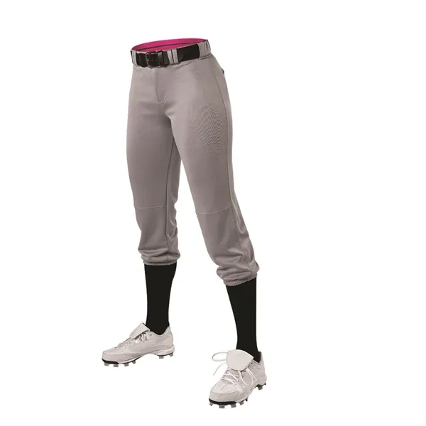 The Ladies Speed Premium Softball Pant is made from 100% stretch-knit... from ASI 37461 Augusta Sportswear
