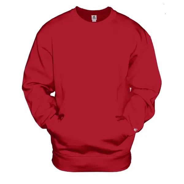 Crew sweatshirt with paneled shoulder for maximum movement.... from ASI 37461 Augusta Sportswear
