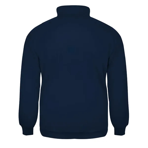 Fleece 1/4 zip pullover with headset opening, self-fabric outer collar with... from ASI 37461 Augusta Sportswear