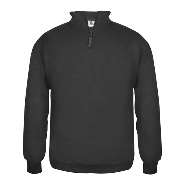 Fleece 1/4 zip pullover with headset opening, self-fabric outer collar with... from ASI 37461 Augusta Sportswear