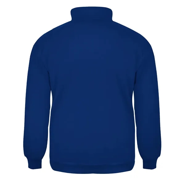 Fleece 1/4 zip pullover with headset opening, self-fabric outer collar with... from ASI 37461 Augusta Sportswear