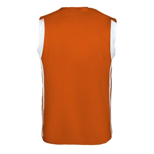 Reversible rank with double-needle hemmed armholes and jersey bottom, collegiate Cut.... from ASI 37461 Augusta Sportswear