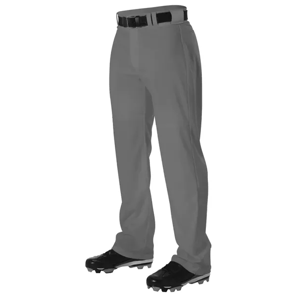 The Warp Knit Wide Leg Baseball Pant is constructed from 100%... from ASI 37461 Augusta Sportswear