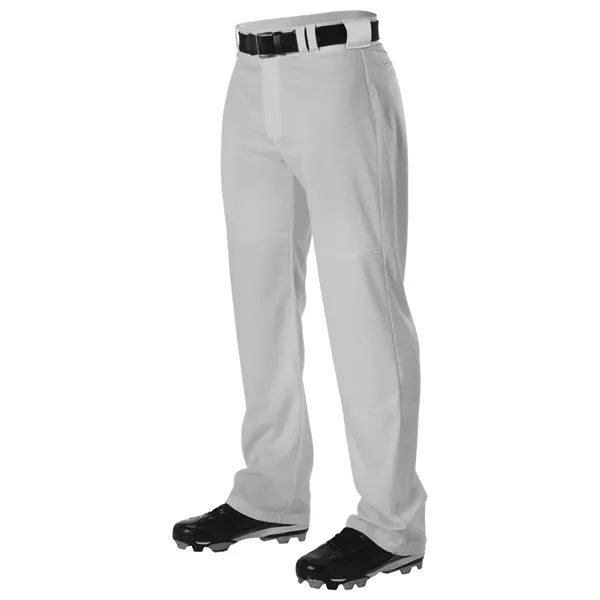 The Warp Knit Wide Leg Baseball Pant is constructed from 100%... from ASI 37461 Augusta Sportswear