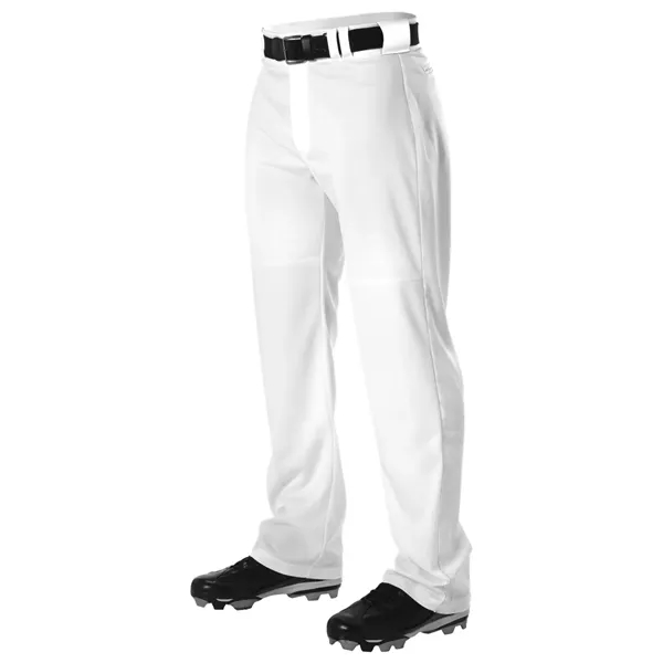 The Warp Knit Wide Leg Baseball Pant is constructed from 100%... from ASI 37461 Augusta Sportswear
