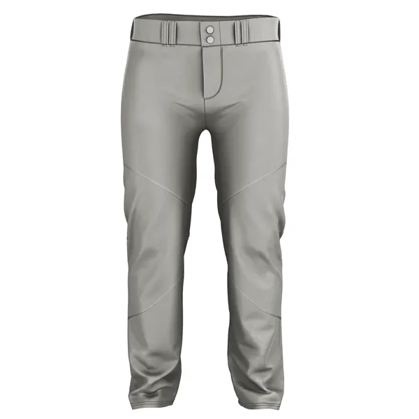 Adult braided baseball pants with leg opening has a hook and... from ASI 37461 Augusta Sportswear