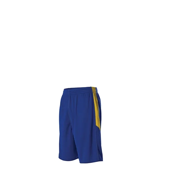 Ultra lightweight, bonded mesh fully reversible short, 1 1/2" elastic waistband.... from ASI 37461 Augusta Sportswear