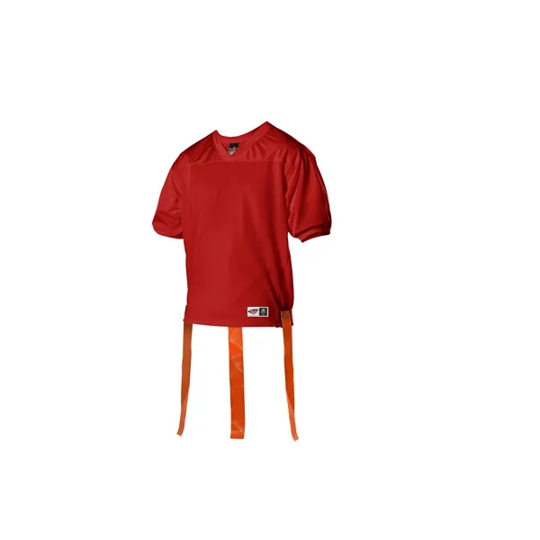 Youth football jersey made of 100% polyester (Flags), waist length jersey,... from ASI 37461 Augusta Sportswear