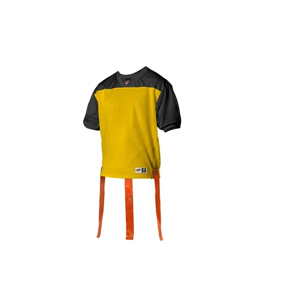 Youth football jersey made of 100% polyester (Flags), waist length jersey,... from ASI 37461 Augusta Sportswear