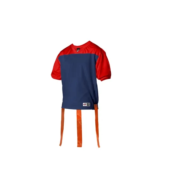 Youth football jersey made of 100% polyester (Flags), waist length jersey,... from ASI 37461 Augusta Sportswear