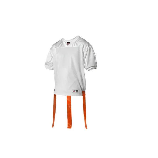 Youth football jersey made of 100% polyester (Flags), waist length jersey,... from ASI 37461 Augusta Sportswear