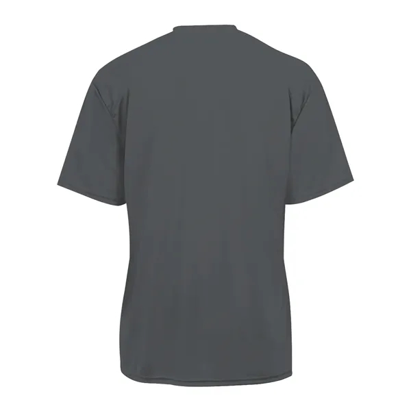 Youth tee with sport paneled shoulder for maximum movement, self-fabric collar,... from ASI 37461 Augusta Sportswear