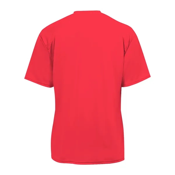 Youth tee with sport paneled shoulder for maximum movement, self-fabric collar,... from ASI 37461 Augusta Sportswear