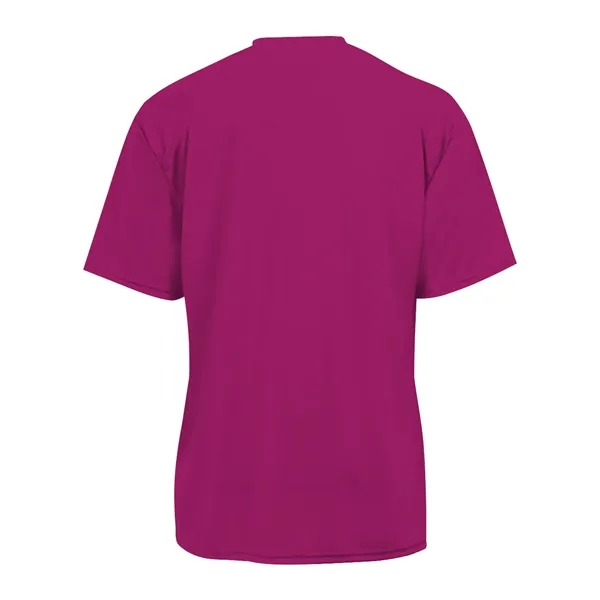 Youth tee with sport paneled shoulder for maximum movement, self-fabric collar,... from ASI 37461 Augusta Sportswear