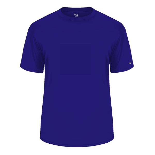 Youth tee with sport paneled shoulder for maximum movement, self-fabric collar,... from ASI 37461 Augusta Sportswear