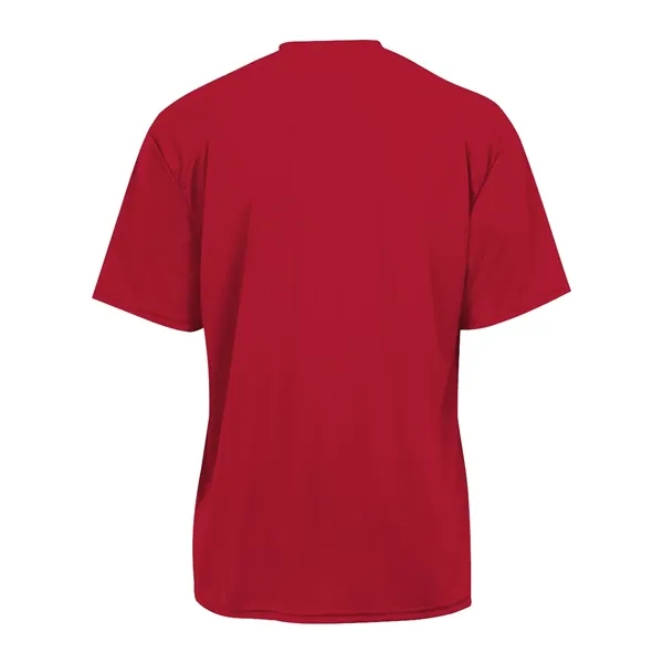 Youth tee with sport paneled shoulder for maximum movement, self-fabric collar,... from ASI 37461 Augusta Sportswear
