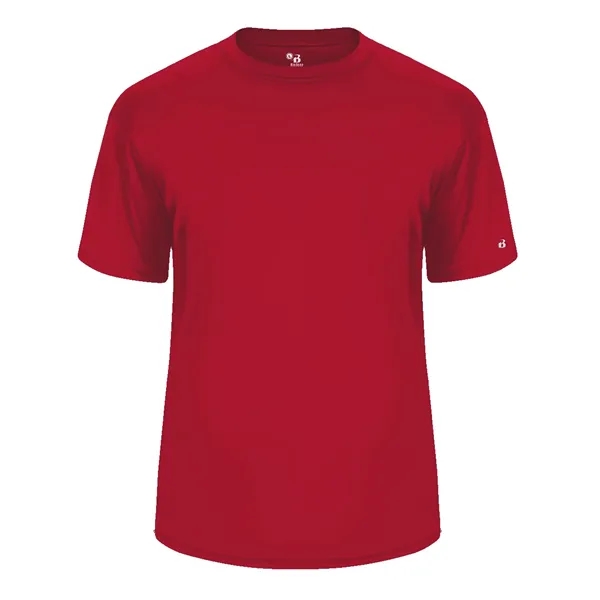 Youth tee with sport paneled shoulder for maximum movement, self-fabric collar,... from ASI 37461 Augusta Sportswear