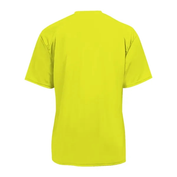 Youth tee with sport paneled shoulder for maximum movement, self-fabric collar,... from ASI 37461 Augusta Sportswear