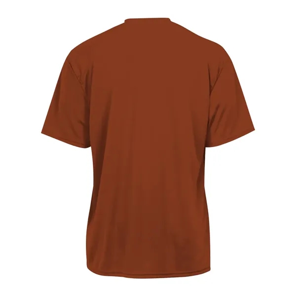 Youth tee with sport paneled shoulder for maximum movement, self-fabric collar,... from ASI 37461 Augusta Sportswear