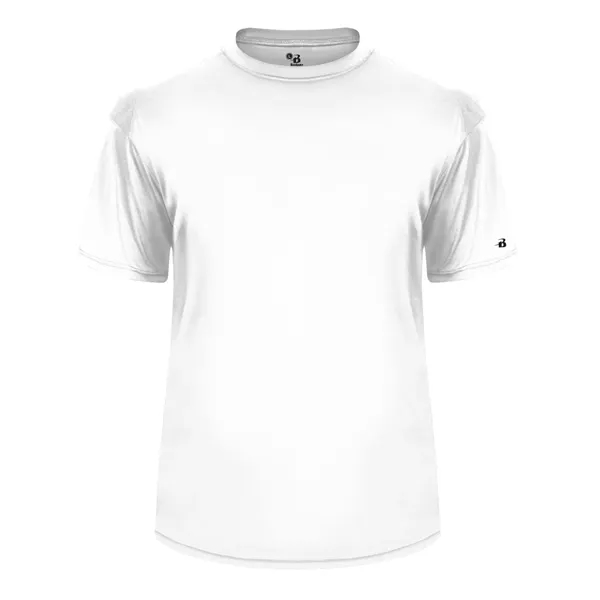 Youth tee with sport paneled shoulder for maximum movement, self-fabric collar,... from ASI 37461 Augusta Sportswear