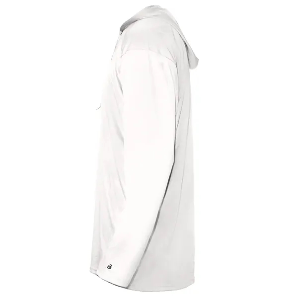 Long sleeve t-shirt Badger sport paneled shoulder for maximum movement, Self-... from ASI 37461 Augusta Sportswear