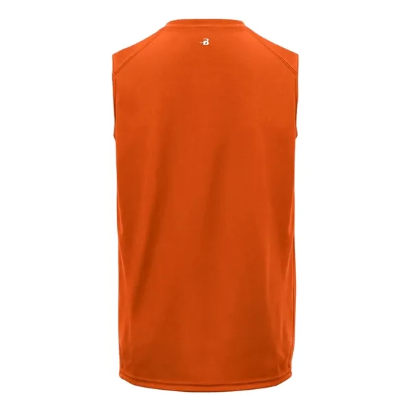 Sleeveless tee with paneled shoulder for maximum movement, double-needle hem, self-fabric... from ASI 37461 Augusta Sportswear