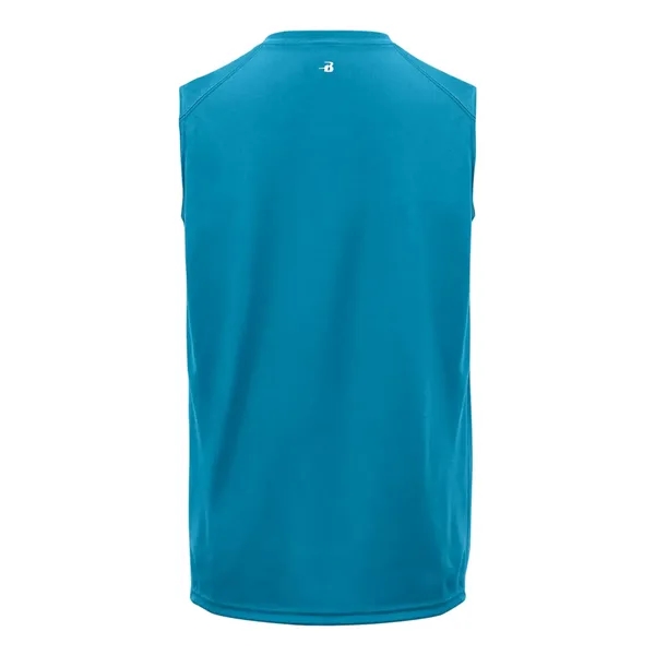 Sleeveless tee with paneled shoulder for maximum movement, double-needle hem, self-fabric... from ASI 37461 Augusta Sportswear