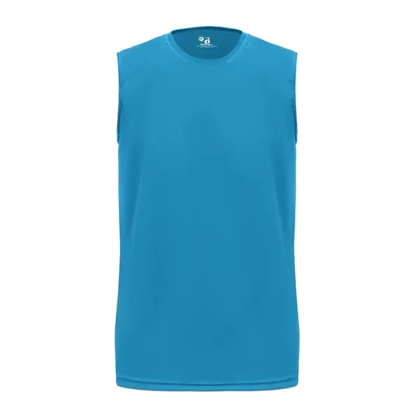 Sleeveless tee with paneled shoulder for maximum movement, double-needle hem, self-fabric... from ASI 37461 Augusta Sportswear