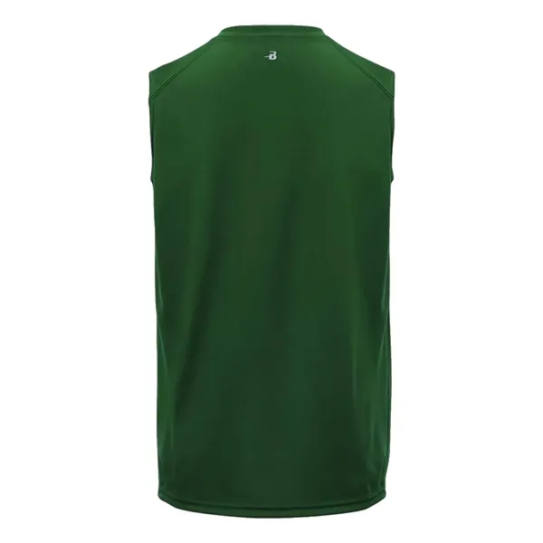 Sleeveless tee with paneled shoulder for maximum movement, double-needle hem, self-fabric... from ASI 37461 Augusta Sportswear