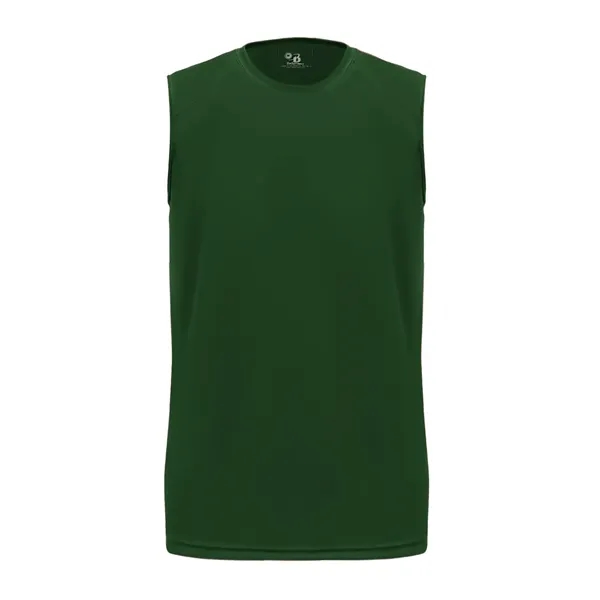 Sleeveless tee with paneled shoulder for maximum movement, double-needle hem, self-fabric... from ASI 37461 Augusta Sportswear