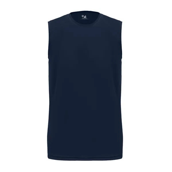 Sleeveless tee with paneled shoulder for maximum movement, double-needle hem, self-fabric... from ASI 37461 Augusta Sportswear