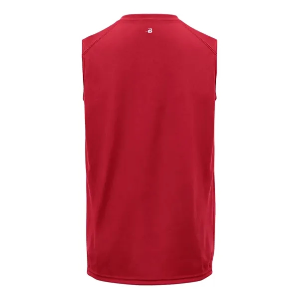 Sleeveless tee with paneled shoulder for maximum movement, double-needle hem, self-fabric... from ASI 37461 Augusta Sportswear