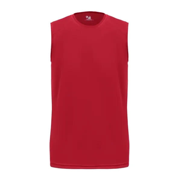 Sleeveless tee with paneled shoulder for maximum movement, double-needle hem, self-fabric... from ASI 37461 Augusta Sportswear