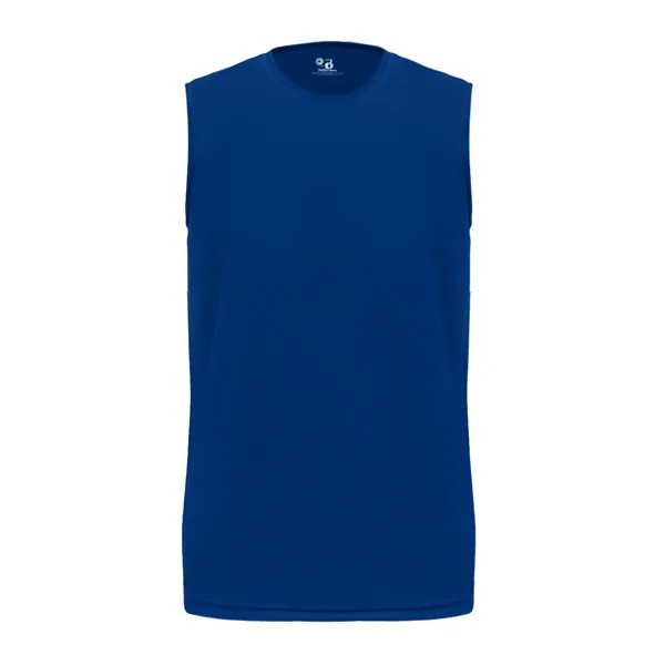 Sleeveless tee with paneled shoulder for maximum movement, double-needle hem, self-fabric... from ASI 37461 Augusta Sportswear