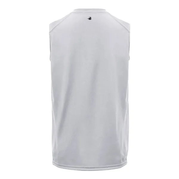 Sleeveless tee with paneled shoulder for maximum movement, double-needle hem, self-fabric... from ASI 37461 Augusta Sportswear