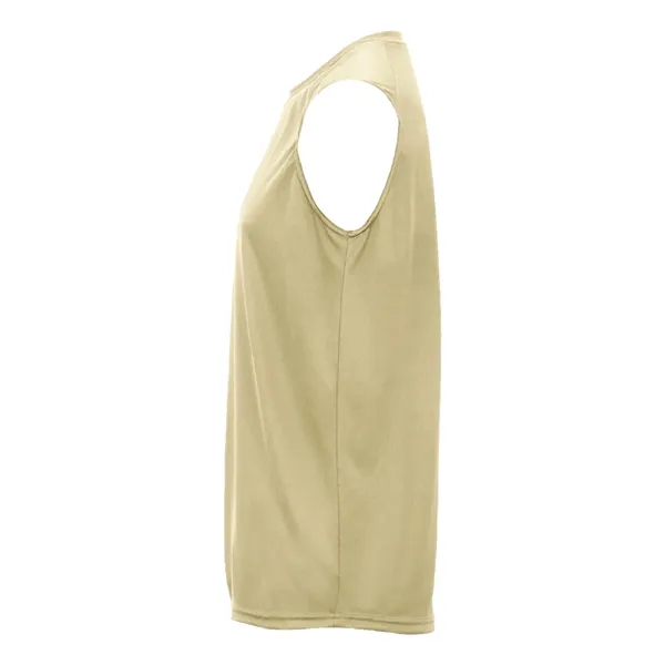 Sleeveless tee with paneled shoulder for maximum movement, double-needle hem, self-fabric... from ASI 37461 Augusta Sportswear