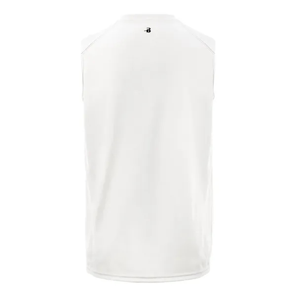 Sleeveless tee with paneled shoulder for maximum movement, double-needle hem, self-fabric... from ASI 37461 Augusta Sportswear
