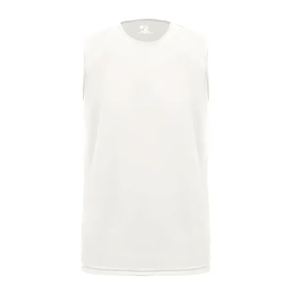 Sleeveless tee with paneled shoulder for maximum movement, double-needle hem, self-fabric... from ASI 37461 Augusta Sportswear