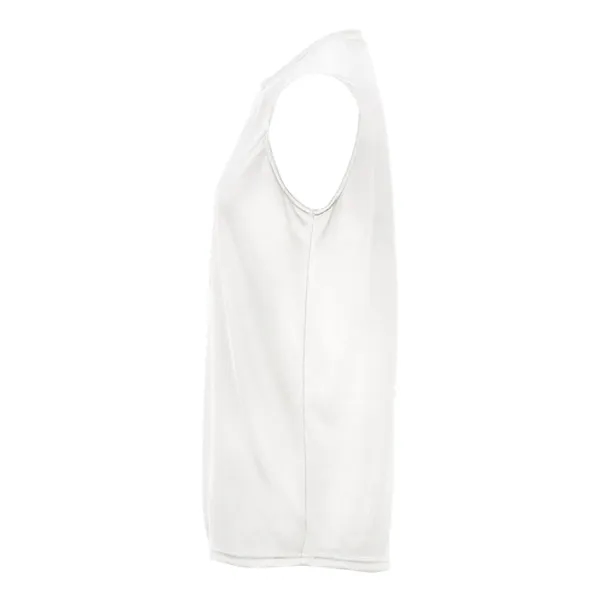 Sleeveless tee with paneled shoulder for maximum movement, double-needle hem, self-fabric... from ASI 37461 Augusta Sportswear