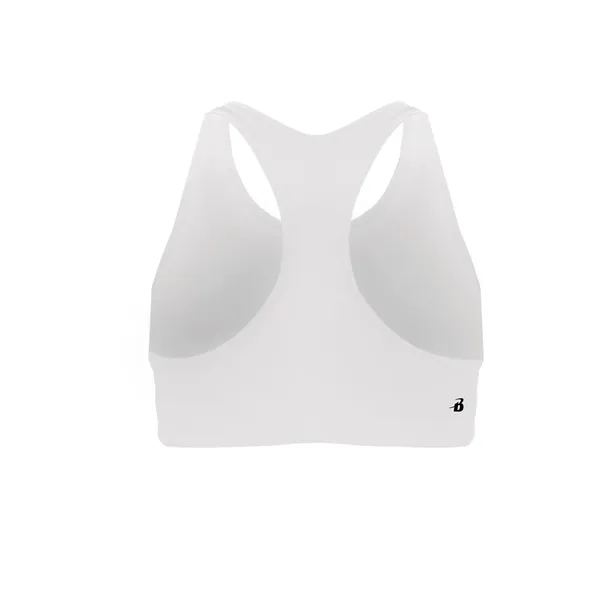 Women's bra top with 1" elastic hem, Double-ply front body, racerback... from ASI 37461 Augusta Sportswear