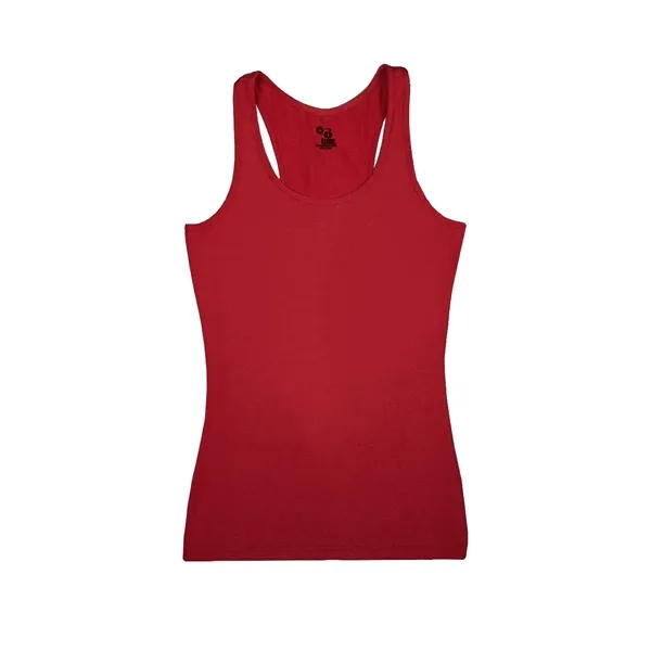 Women's tank with double-needle hem, racerback with room to print, self-fabric... from ASI 37461 Augusta Sportswear